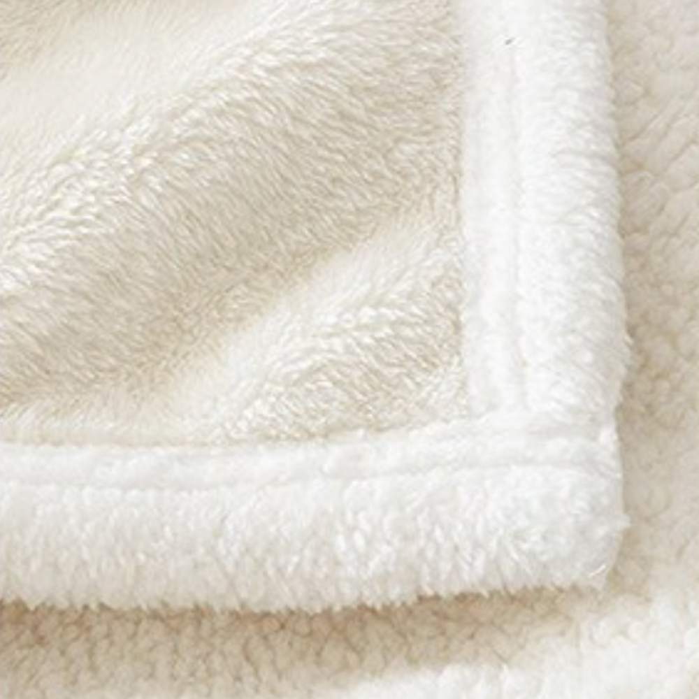 buy white fuzzy blanket