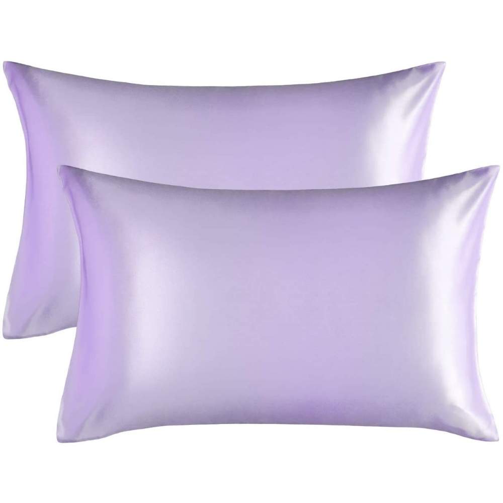 buy lavender satin pillowcase