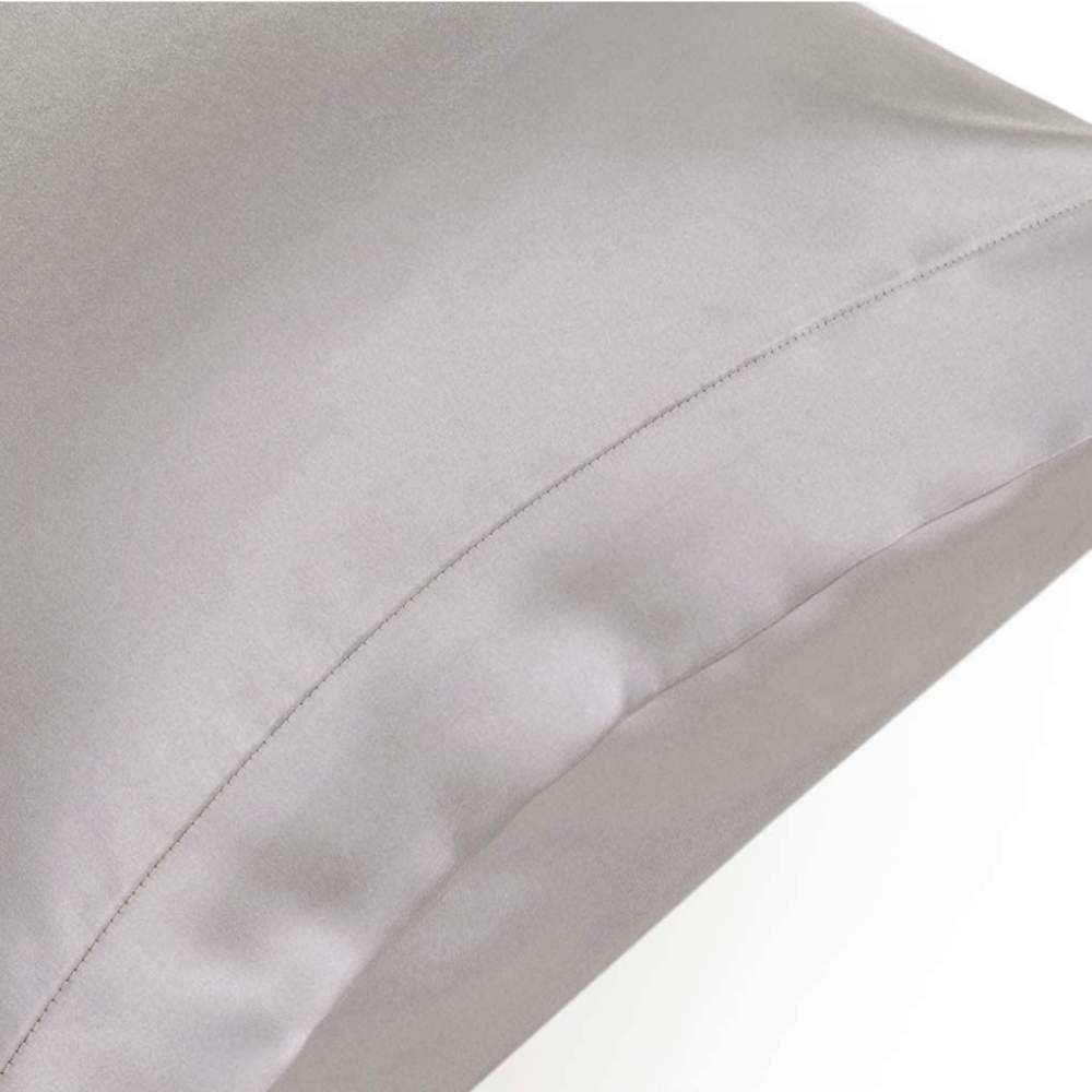 buy silver sateen pillow slip